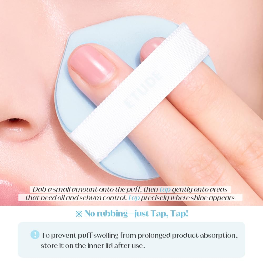 ETUDE Sebum Soak Jelly Pressed Setting Powder on a vanity