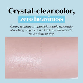 ETUDE Sebum Soak Jelly Pressed Setting Powder with makeup brush