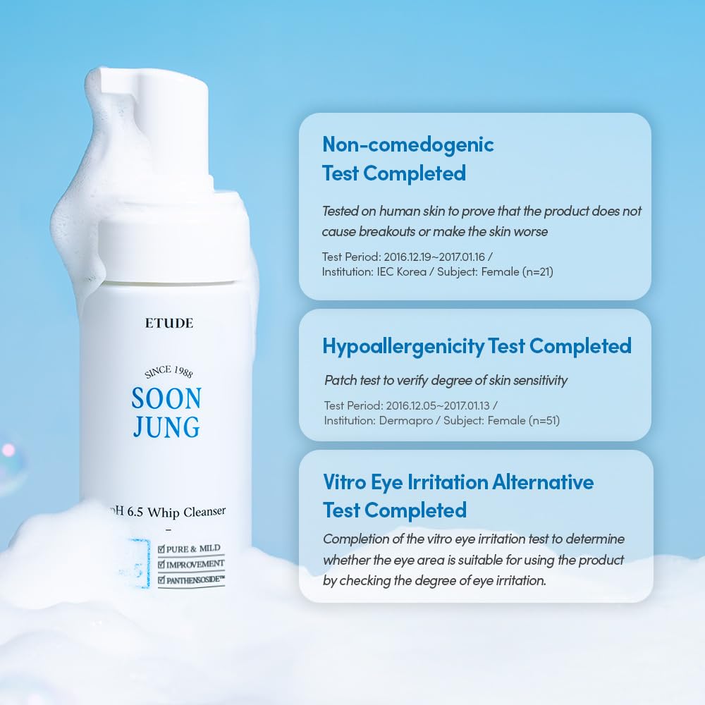 ETUDE SoonJung pH 6.5 Whip Cleanser lifestyle scene