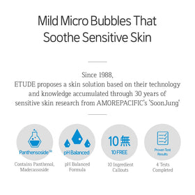 ETUDE SoonJung pH 6.5 Whip Cleanser texture close-up