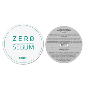 ETUDE Zero Sebum Loose Setting Powder on a vanity