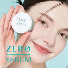 ETUDE Zero Sebum Loose Setting Powder with makeup products