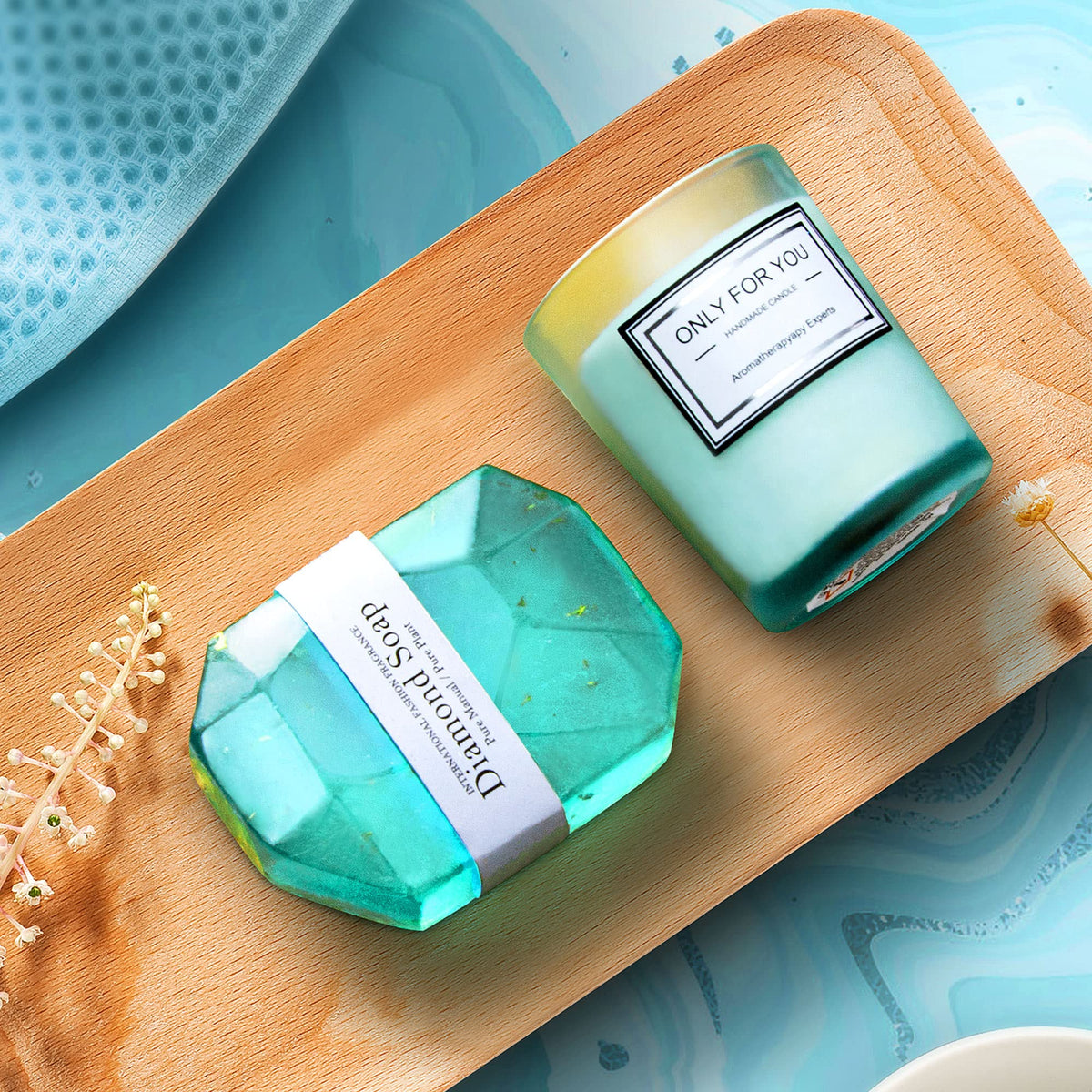 EUASOO bath bomb from the spa gift basket set
