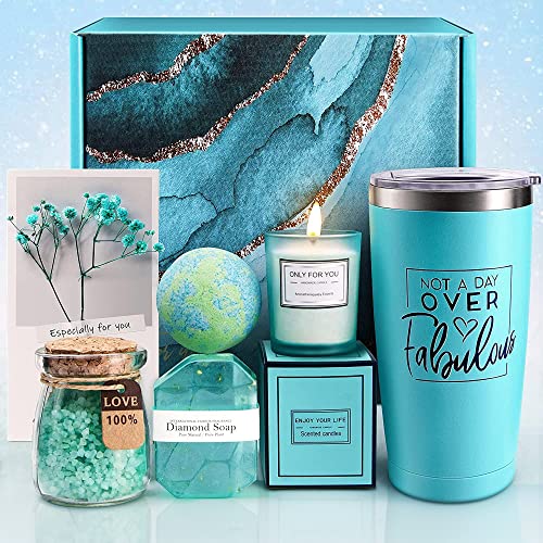 EUASOO Spa Gift Basket Set beautifully wrapped for gifting