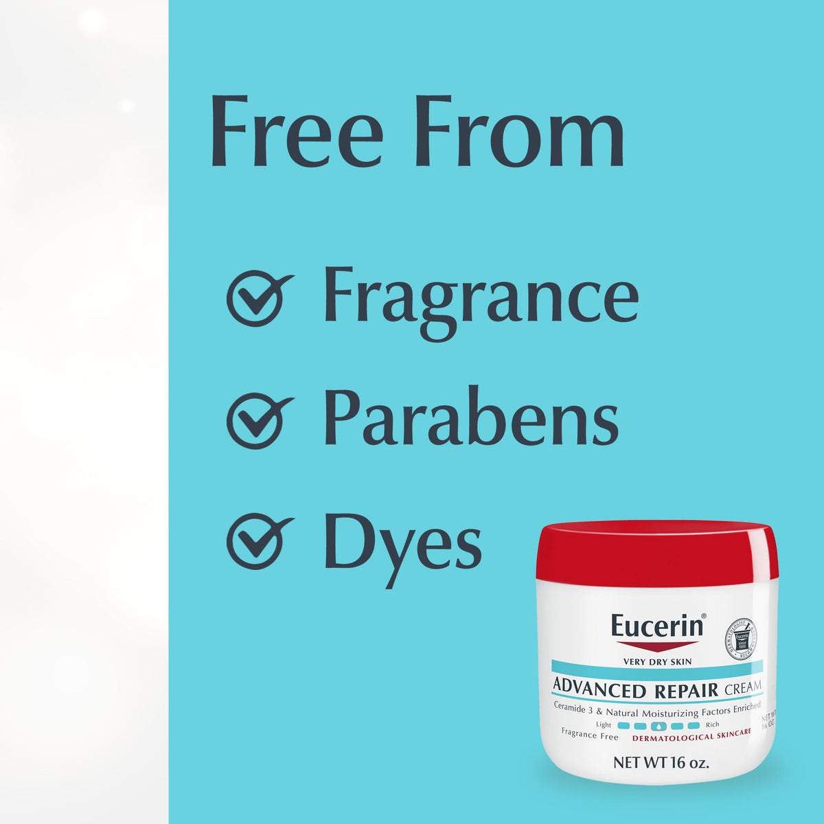 Eucerin Advanced Repair Body Cream in a lifestyle scene