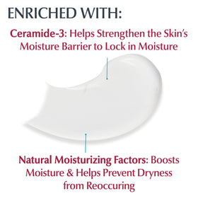 Eucerin Advanced Repair Body Cream on a bathroom counter