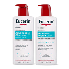 Eucerin Advanced Repair Cleansing Body and Face Cleanser 16.9 fl oz front view