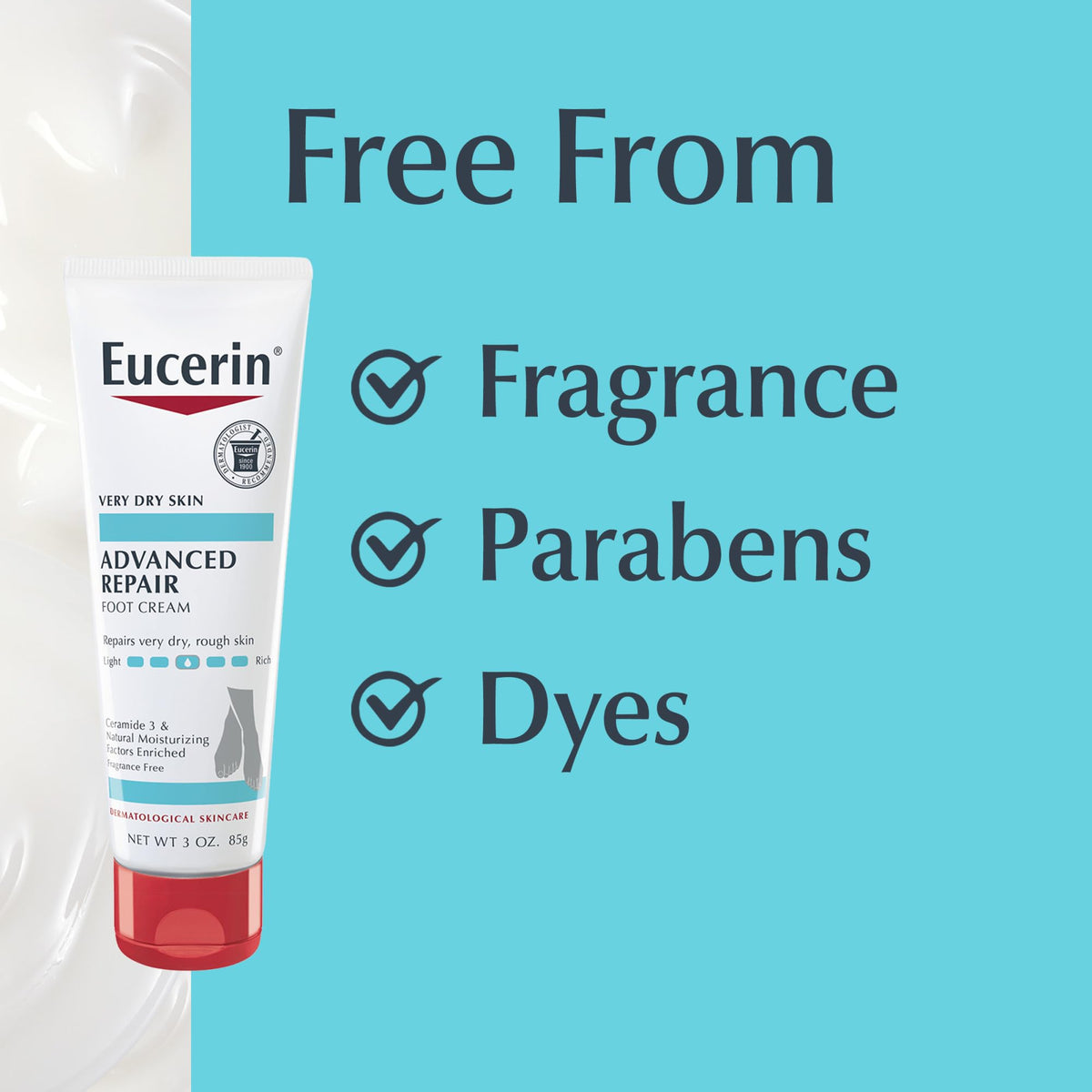 Eucerin Advanced Repair Foot Cream packaging