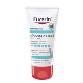 Eucerin Advanced Repair Hand Creme 2.7 oz pack of 4 front view