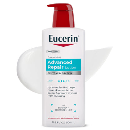 Eucerin Advanced Repair Lotion 16.9 FL OZ front view