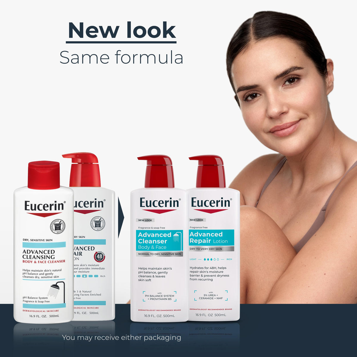 Eucerin Advanced Repair Lotion 16.9 fl oz front view