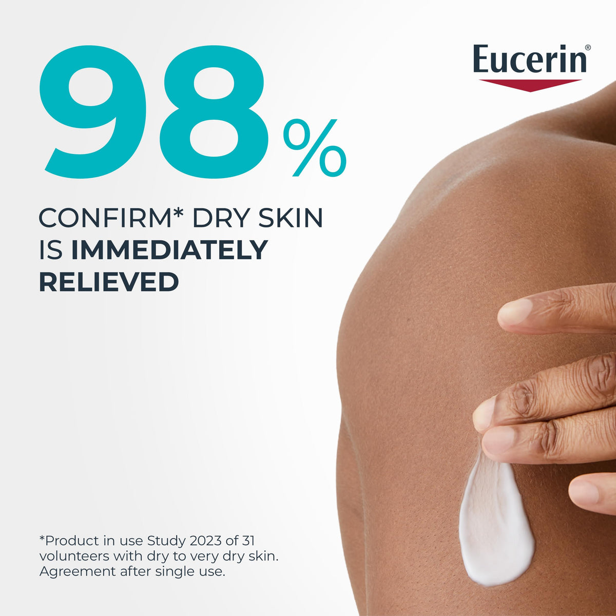 Eucerin Advanced Repair Lotion in bathroom setting