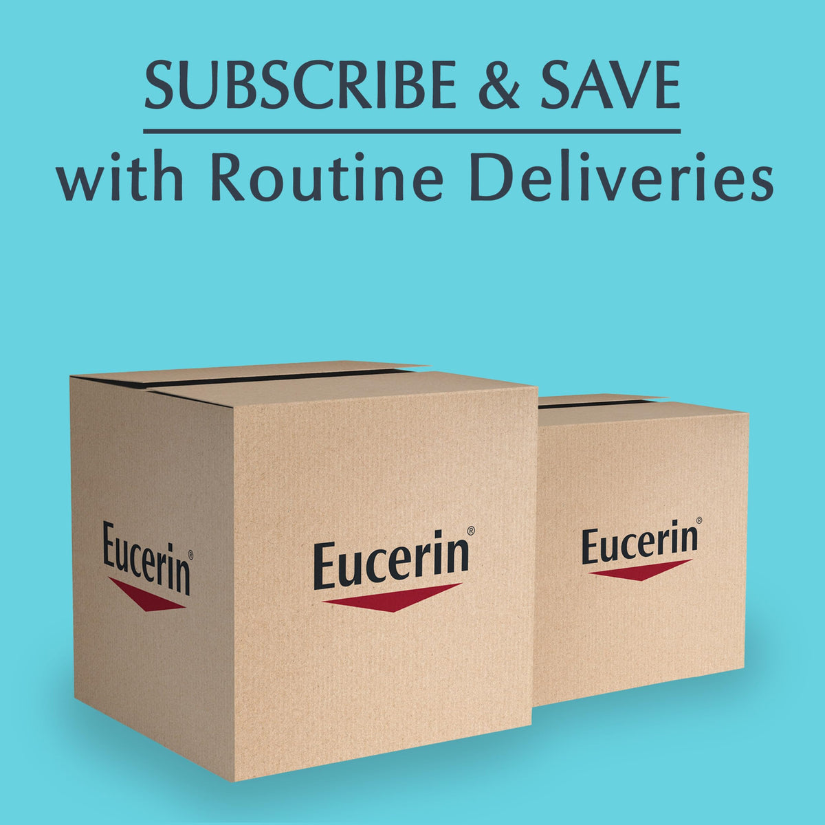 Eucerin Advanced Repair Lotion on a towel