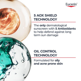 Eucerin Clear Skin Face Sunscreen SPF 50 back view