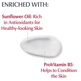 Eucerin Daily Hydration Lotion SPF 15 application on skin