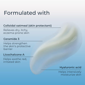 Eucerin Eczema Relief Hydrogel application on skin