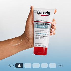 Eucerin Eczema Relief Hydrogel with soothing background