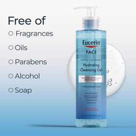 Eucerin Gentle Cleansing Hydrating Gel Cleanser with fresh ingredients