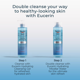 Eucerin Gentle Cleansing Hydrating Gel Cleanser with micellar water