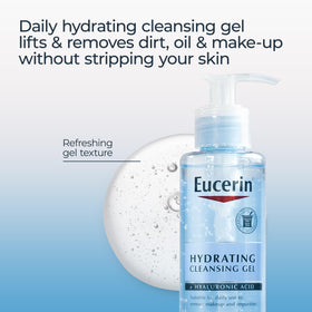 Eucerin Hydrating Cleansing Gel texture close-up