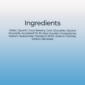 Eucerin Hydrating Cleansing Gel with ingredients
