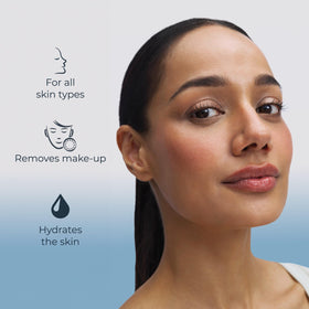 Eucerin Hydrating Cleansing Gel with water droplets