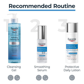 Eucerin Immersive Hydration Daily Face Lotion SPF 30 bottle top view