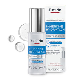 Eucerin Immersive Hydration Smoothing Face Serum 1 Fl Oz front view