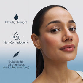 Eucerin Immersive Hydration Smoothing Face Serum bottle close-up