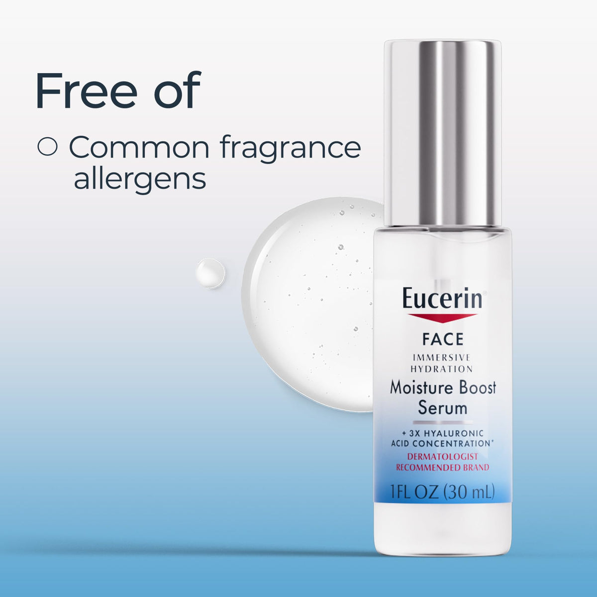Eucerin Immersive Hydration Smoothing Face Serum ingredients list
