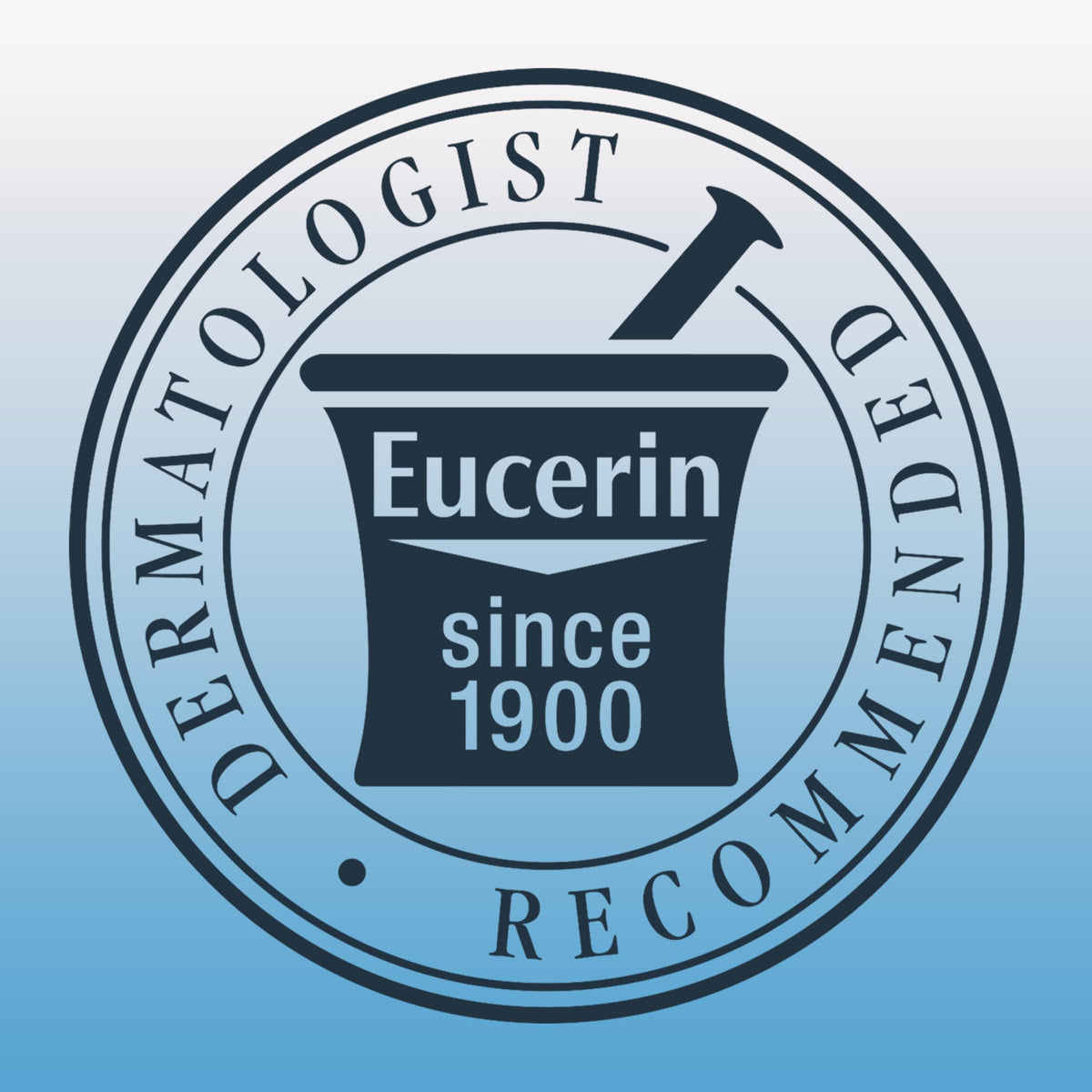Eucerin Intensive Repair Body Lotion on bathroom counter