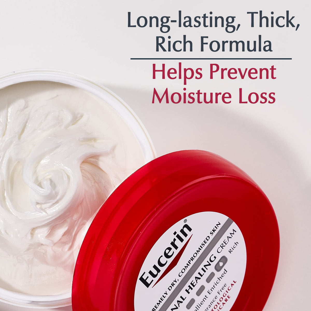 Eucerin Original Healing Cream 16 OZ jar close-up