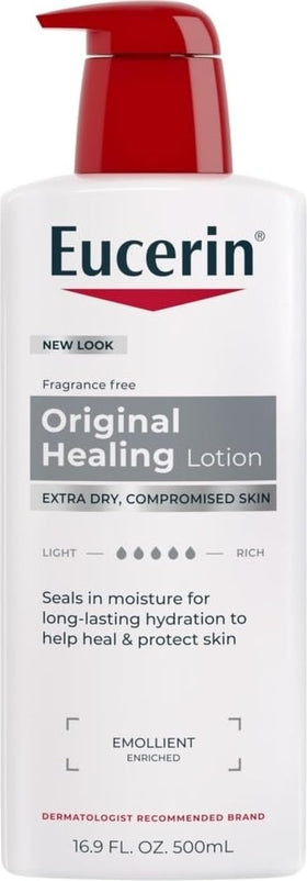 Eucerin Original Healing Lotion 16.9 FL OZ front view