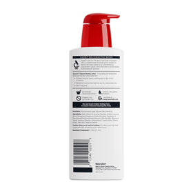 Eucerin Original Healing Lotion texture on hand