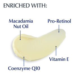 Eucerin Q10 Anti-Wrinkle Night Cream jar with lid open