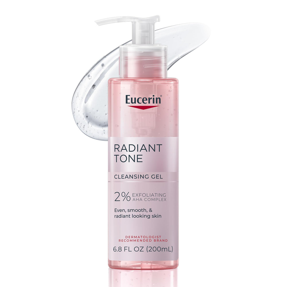 Eucerin Radiant Tone Cleansing Gel 2% AHA Complex front view