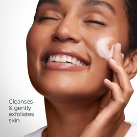 Eucerin Radiant Tone Cleansing Gel in bathroom setting