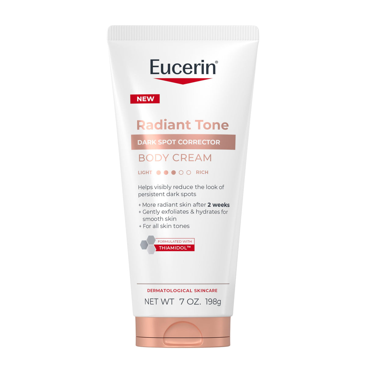Eucerin Radiant Tone Dark Spot Corrector Body Cream 7 OZ front view