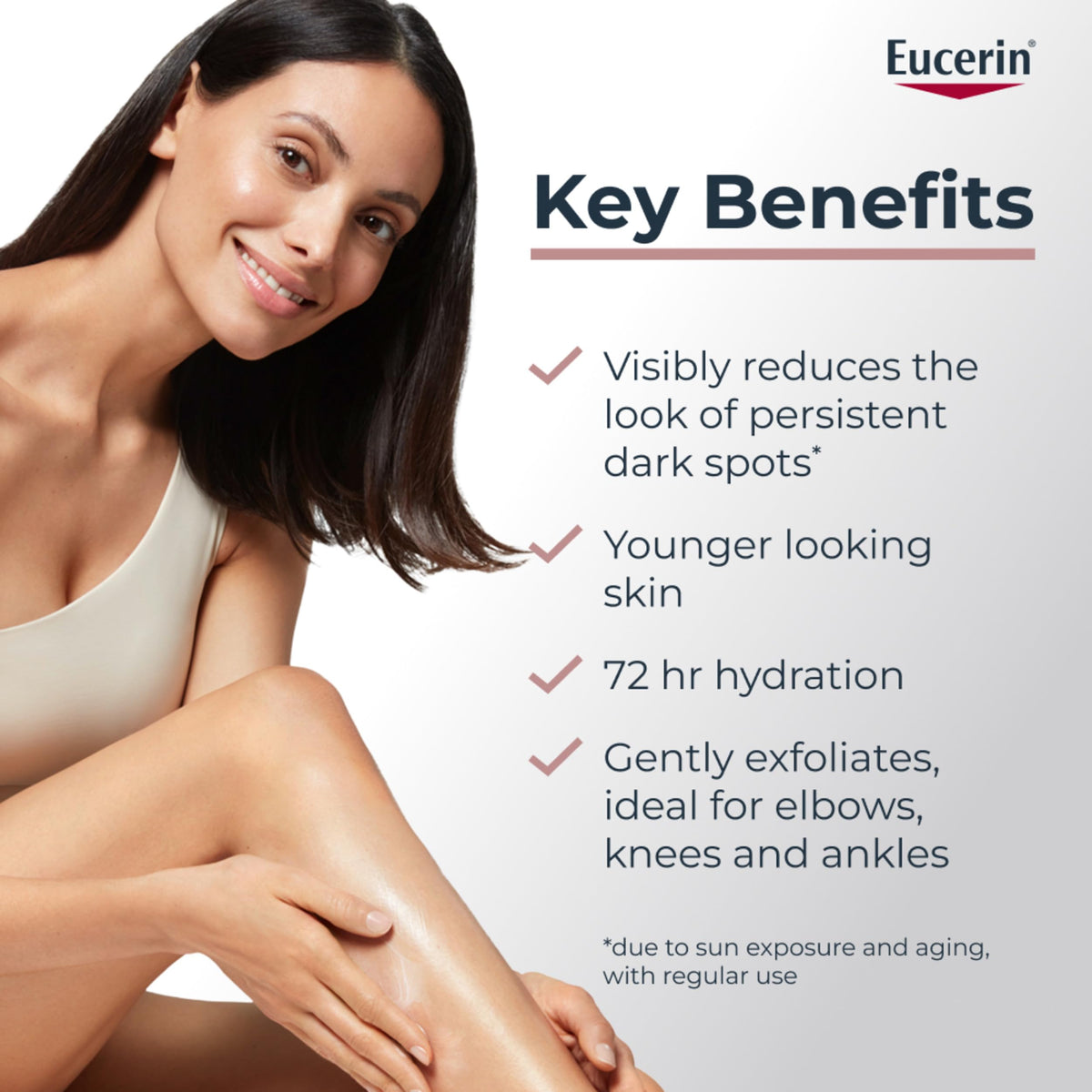 Eucerin Radiant Tone Dark Spot Corrector Body Cream tube side view