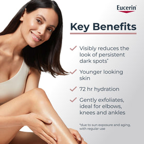 Eucerin Radiant Tone Dark Spot Corrector Body Cream tube side view