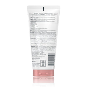 Eucerin Radiant Tone Dark Spot Corrector Body Cream with fresh flowers