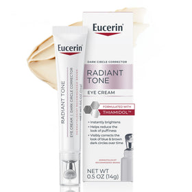 Eucerin Radiant Tone Eye Cream Dark Circle Corrector 0.5 Oz tube front view