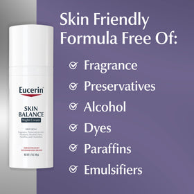 Eucerin Skin Balance Night Cream airless packaging