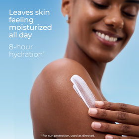 Eucerin Sun Advanced Hydration Sunscreen Lotion SPF 50 lifestyle scene outdoors