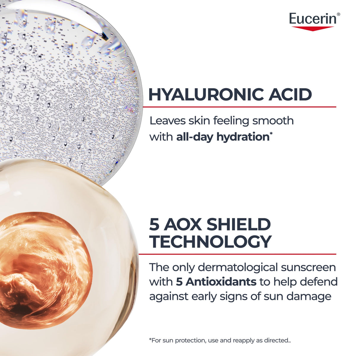 Eucerin Sun Age Defense Face Sunscreen Lotion SPF 50 packaging