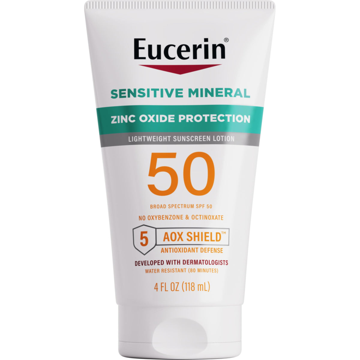 Eucerin Sun Sensitive Mineral Sunscreen Lotion SPF 50 front view
