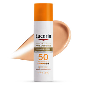 Eucerin Sun Tinted Age Defense Face Lotion SPF 50 front view