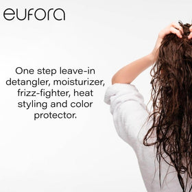 Eufora Leave-In Repair on a bathroom counter