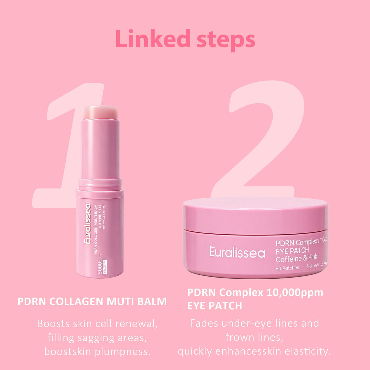 Euralissea eye patches applied under eyes