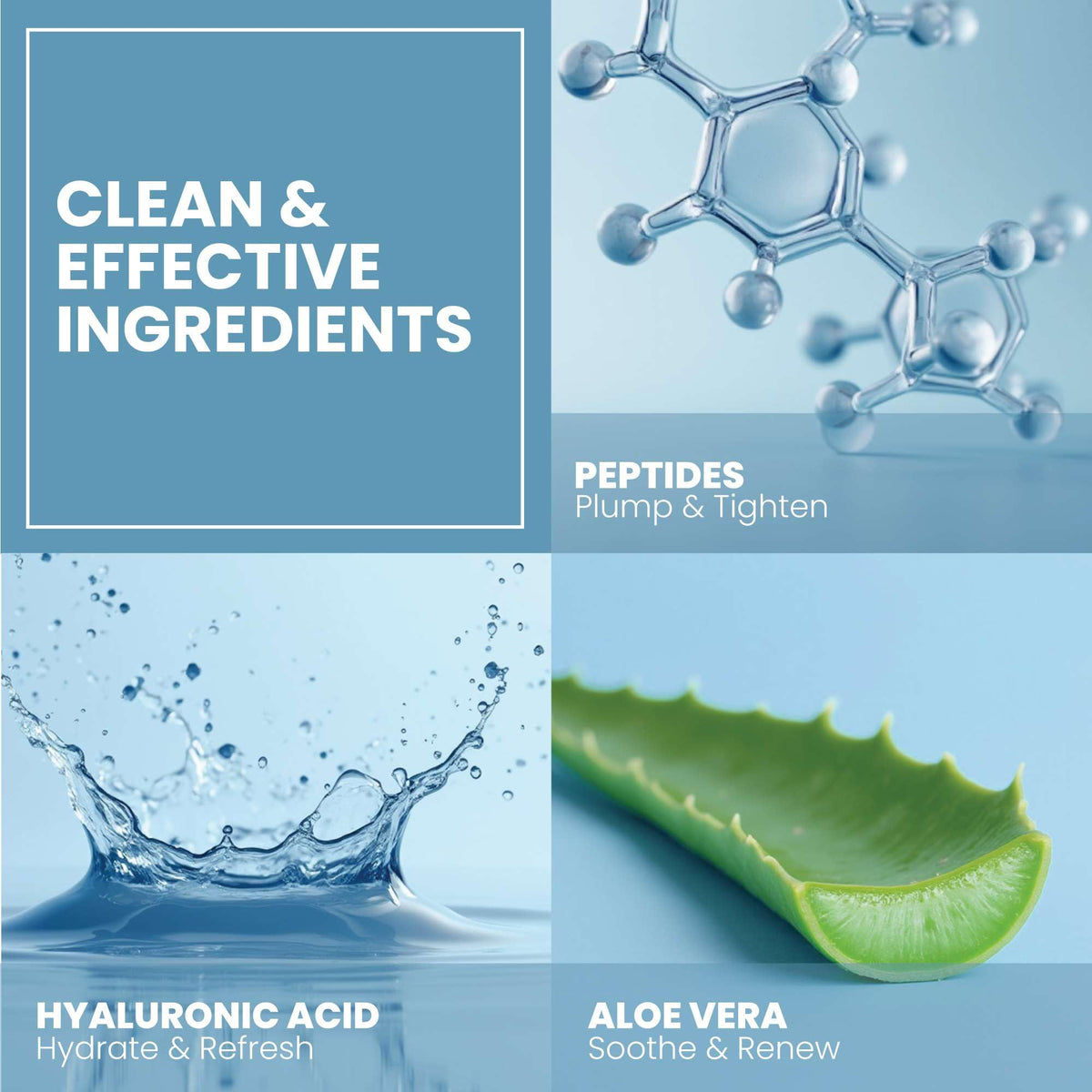 Eva Naturals Multi Peptide Face Serum with microneedling tools
